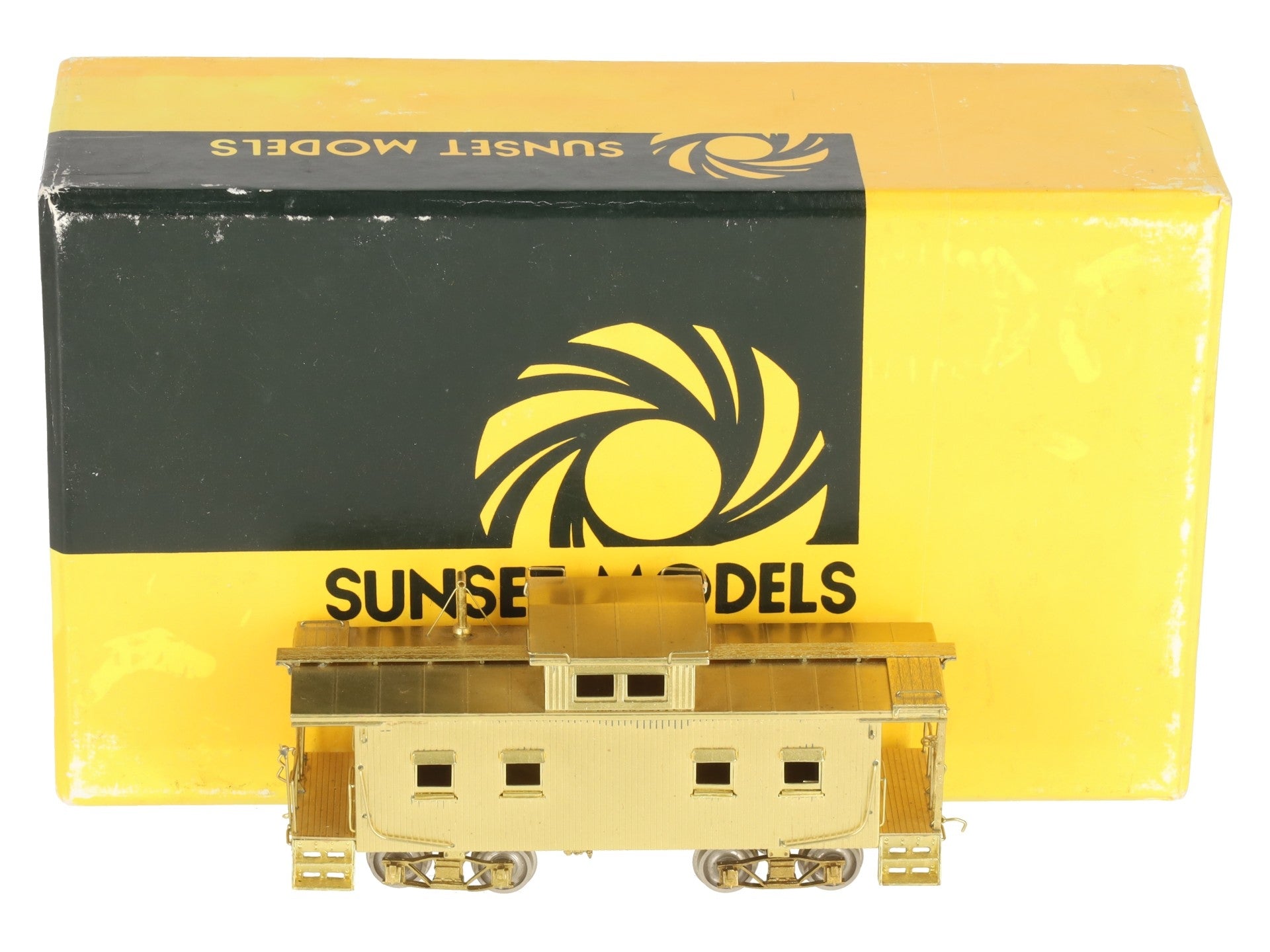 Sunset Models HO Scale B&O I-5 Undecorated 2-Rail Brass Caboose- Unpainted EX/Box