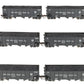 Broadway Limited 808 HO Scale PRR H2A 3-Bay Hopper 6-Pack Set A EX/Box