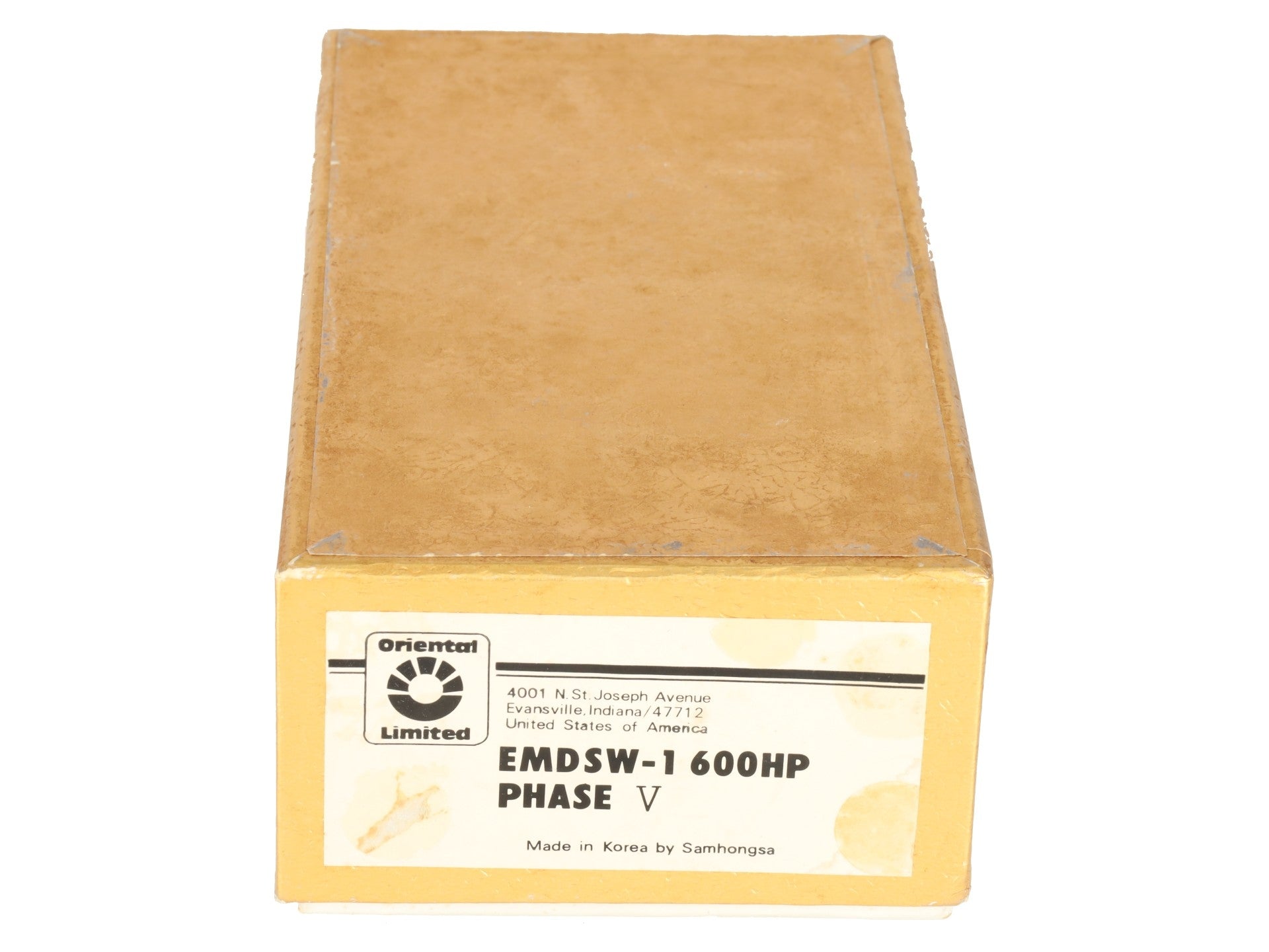 Oriental Limited HO Scale BRASS EMD SW-1 600HP Phase V- Unpainted VG/Box