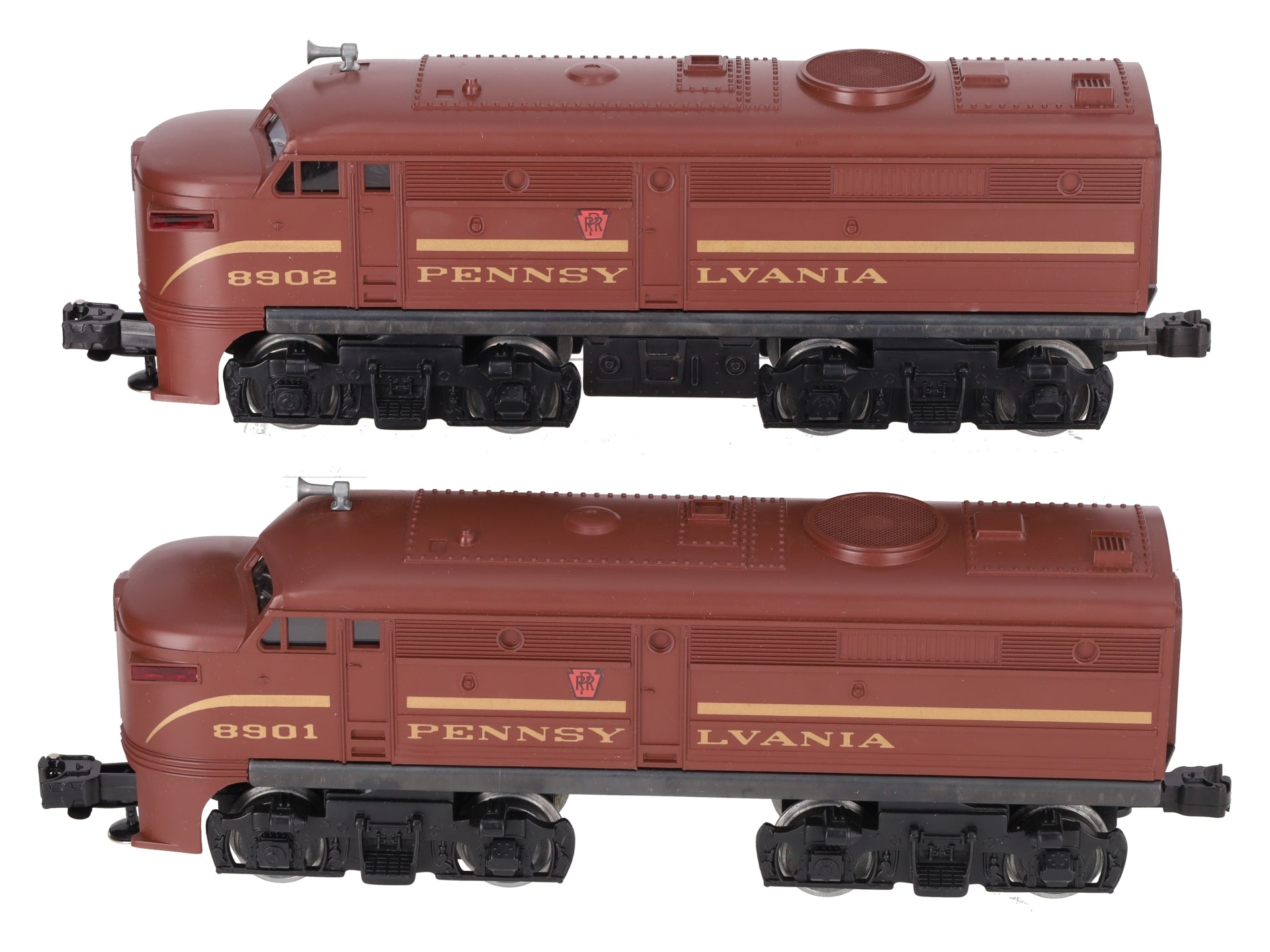 Lionel 6-18901 O Gauge Pennsylvania AA Alco Diesel Locomotive Set #8901/8902 EX/Box