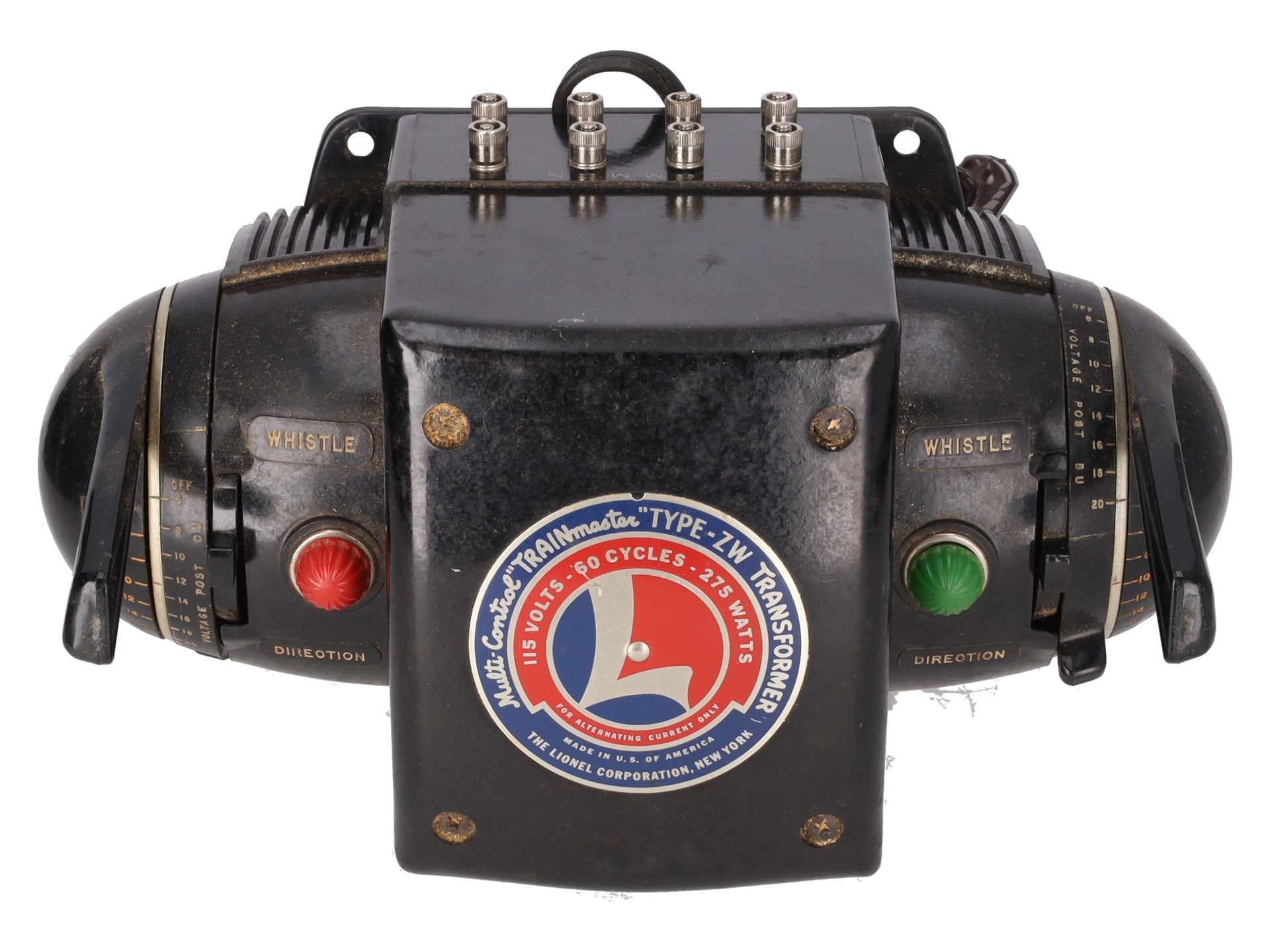 Lionel ZW Vintage O Gauge Trainmaster 275 Watt Transformer with Whistle VG/Box