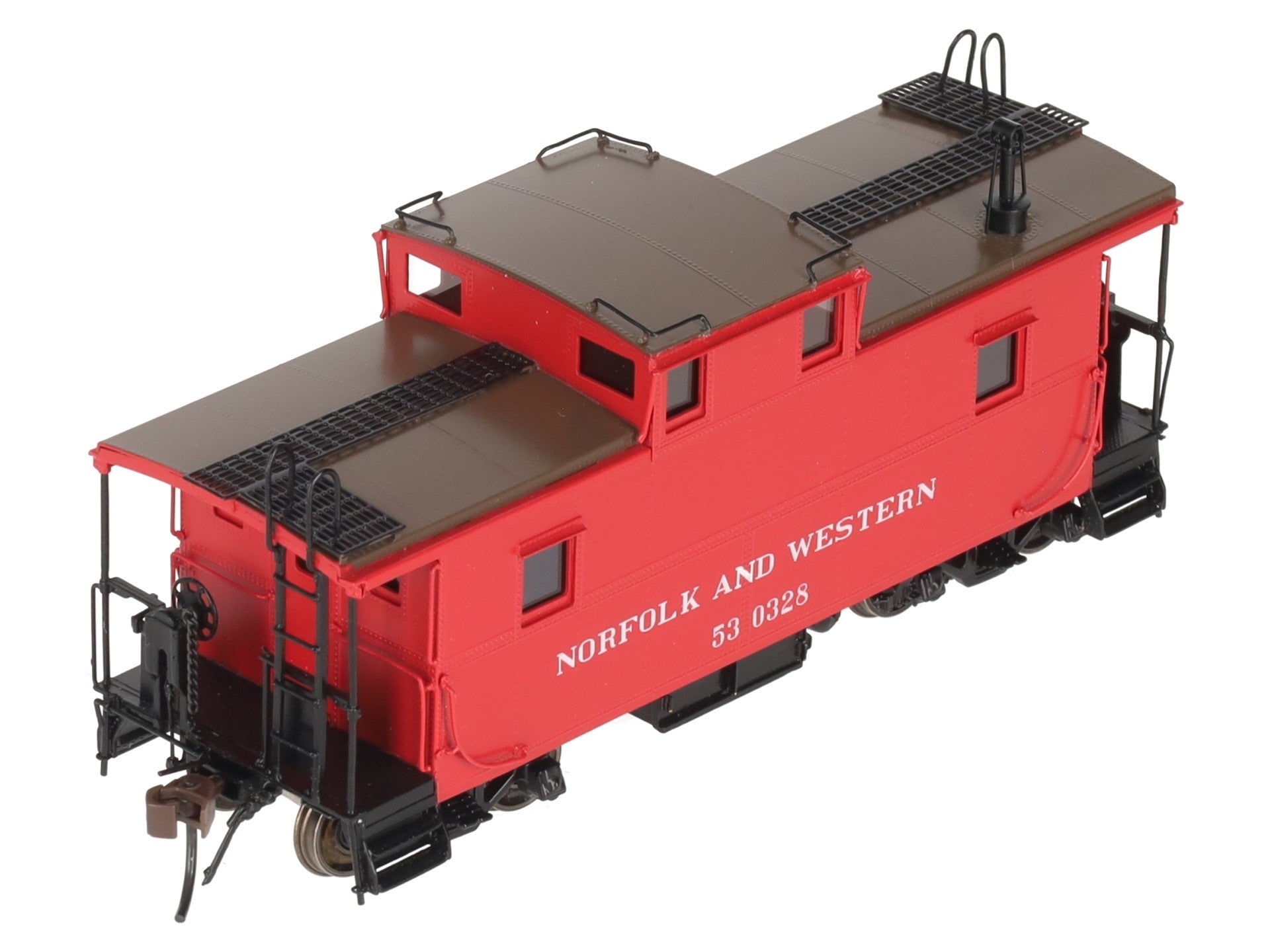 Division Point C30A HO BRASS Norfolk & Western Wood Steel Caboose #530328- F/P LN/Box
