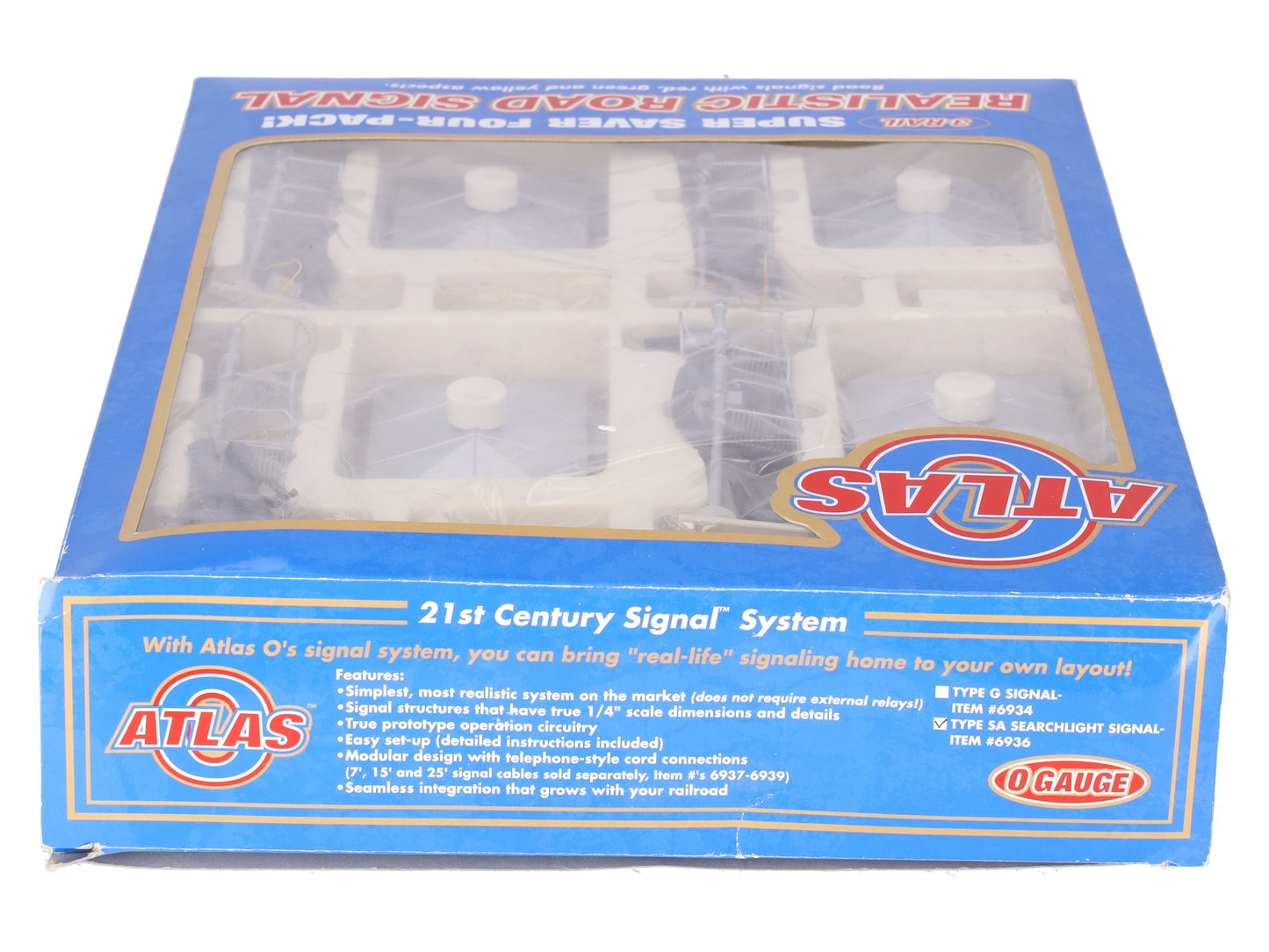 Atlas 6936 SA Single Target Mast Signal - Set of 4 6932's VG/Box