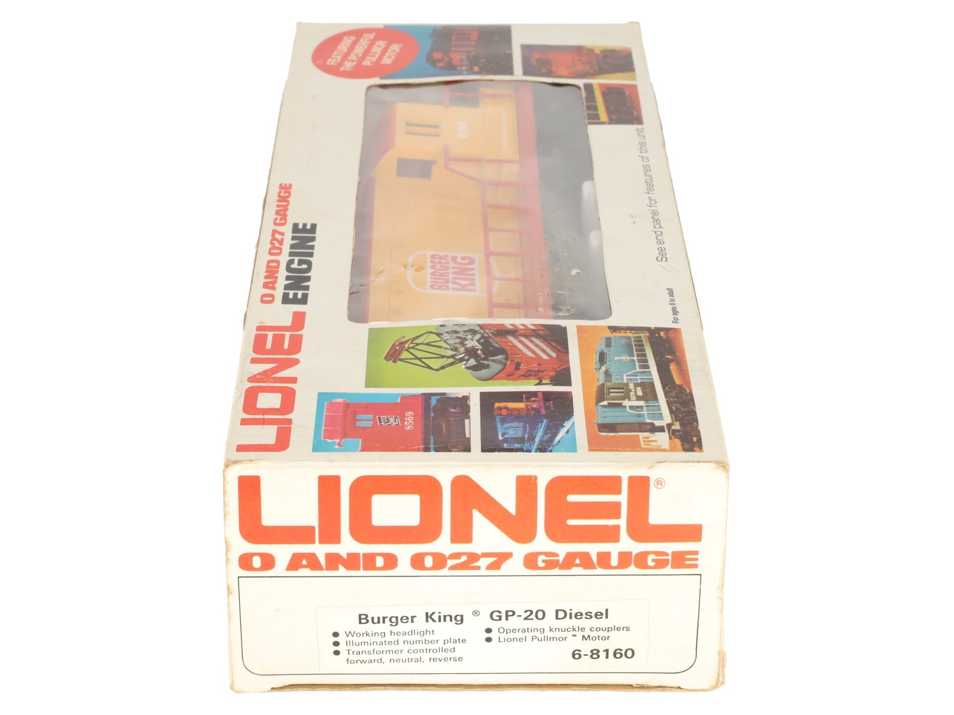 Lionel 6-8160 O Gauge Burger King GP-20 Diesel Locomotive #8160 EX/Box
