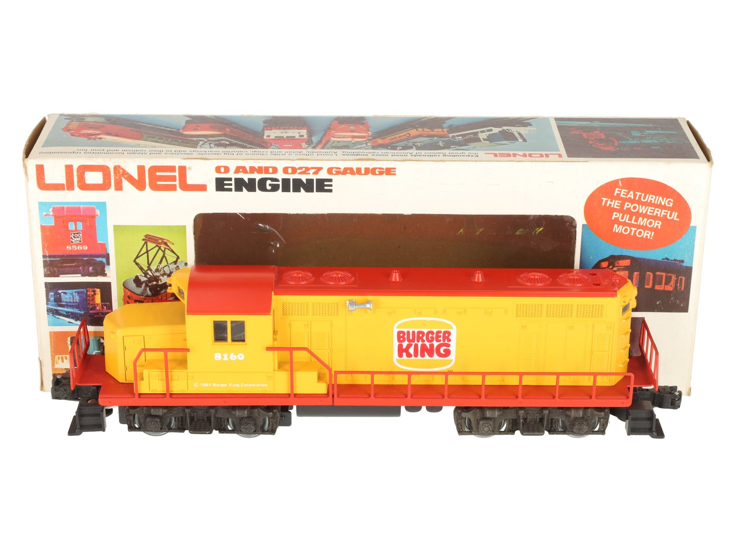 Lionel 6-8160 O Gauge Burger King GP-20 Diesel Locomotive #8160 EX/Box