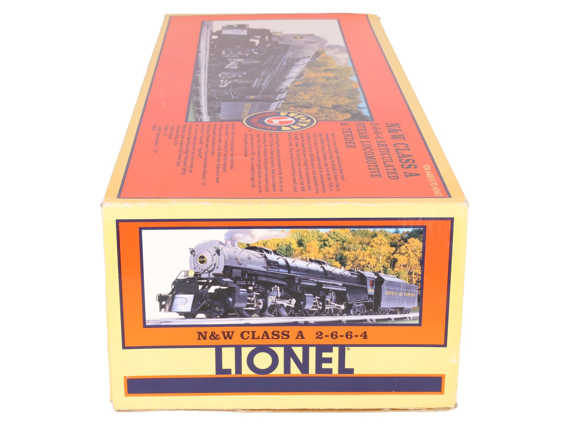 Lionel 6-28052 O Gauge N&W Class A Articulated 2-6-6-4 Steam Loco & Tender #1218 EX/Box
