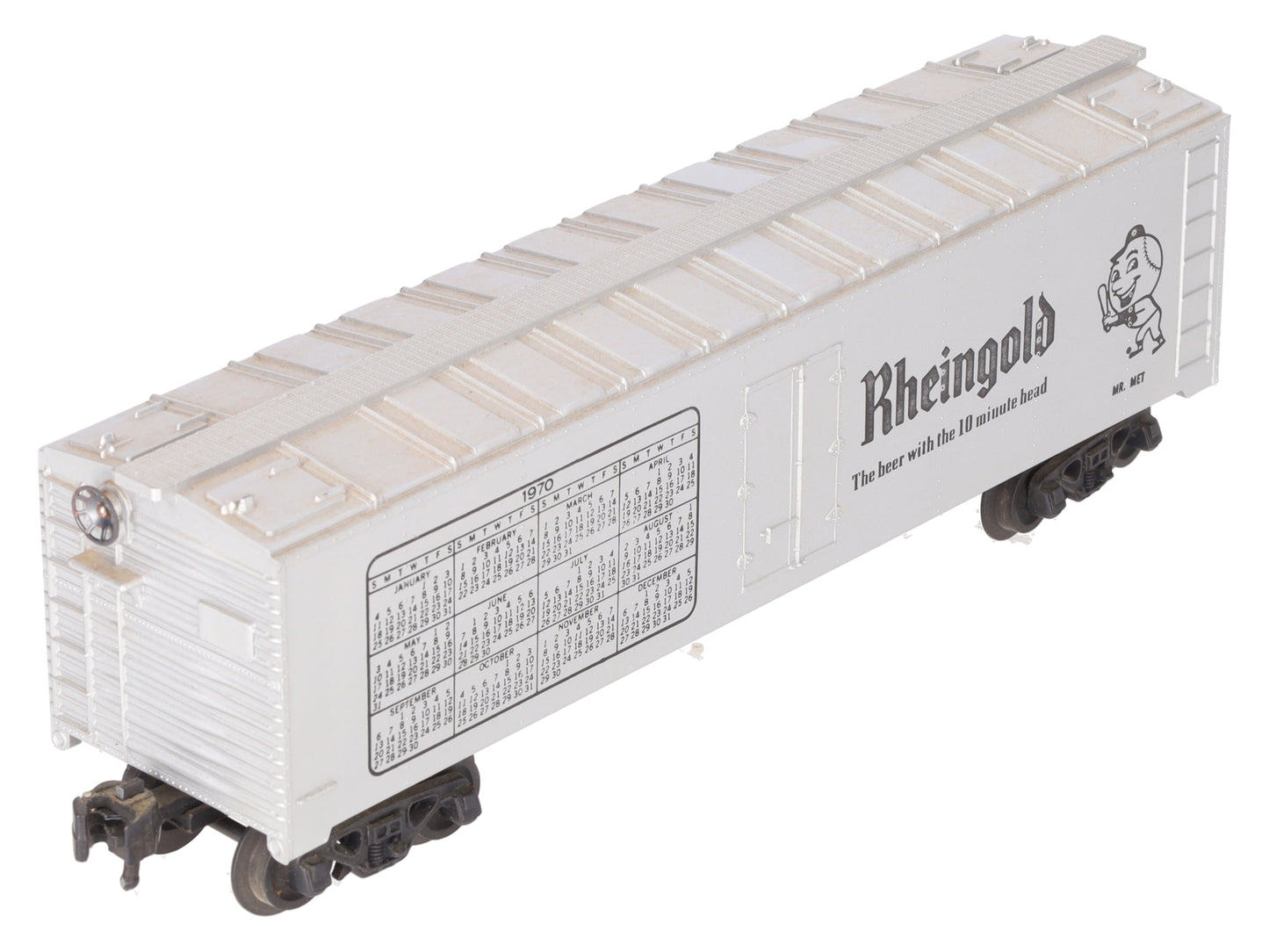 KMT O Gauge Rheingold 'Mr. Met' Calendar Boxcar EX/Box