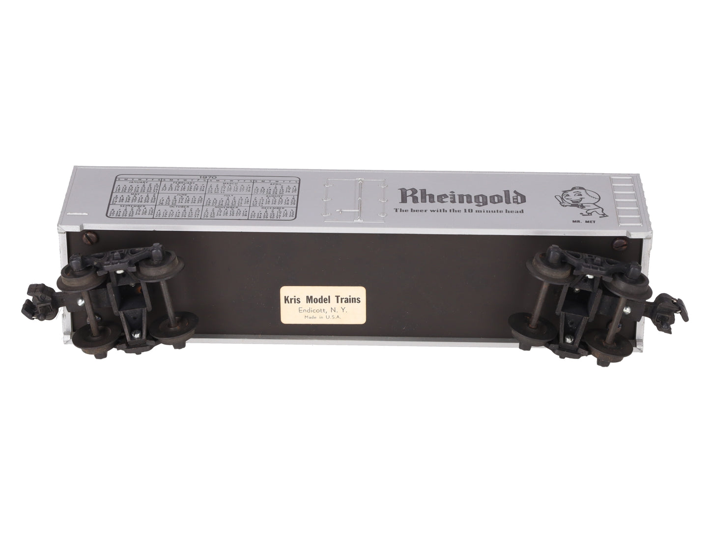 KMT O Gauge Rheingold 'Mr. Met' Calendar Boxcar EX/Box