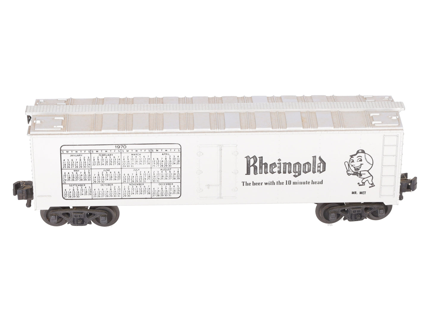 KMT O Gauge Rheingold 'Mr. Met' Calendar Boxcar EX/Box