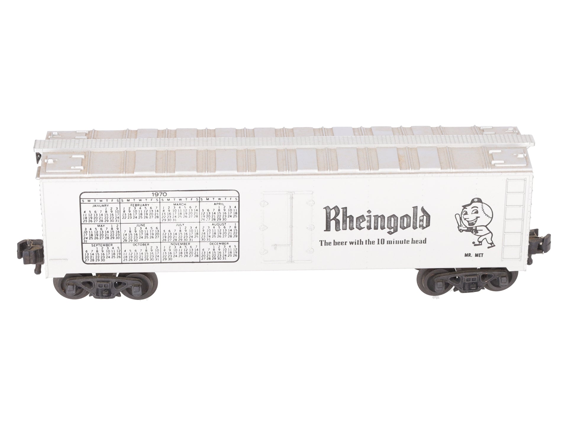 KMT O Gauge Rheingold 'Mr. Met' Calendar Boxcar EX/Box