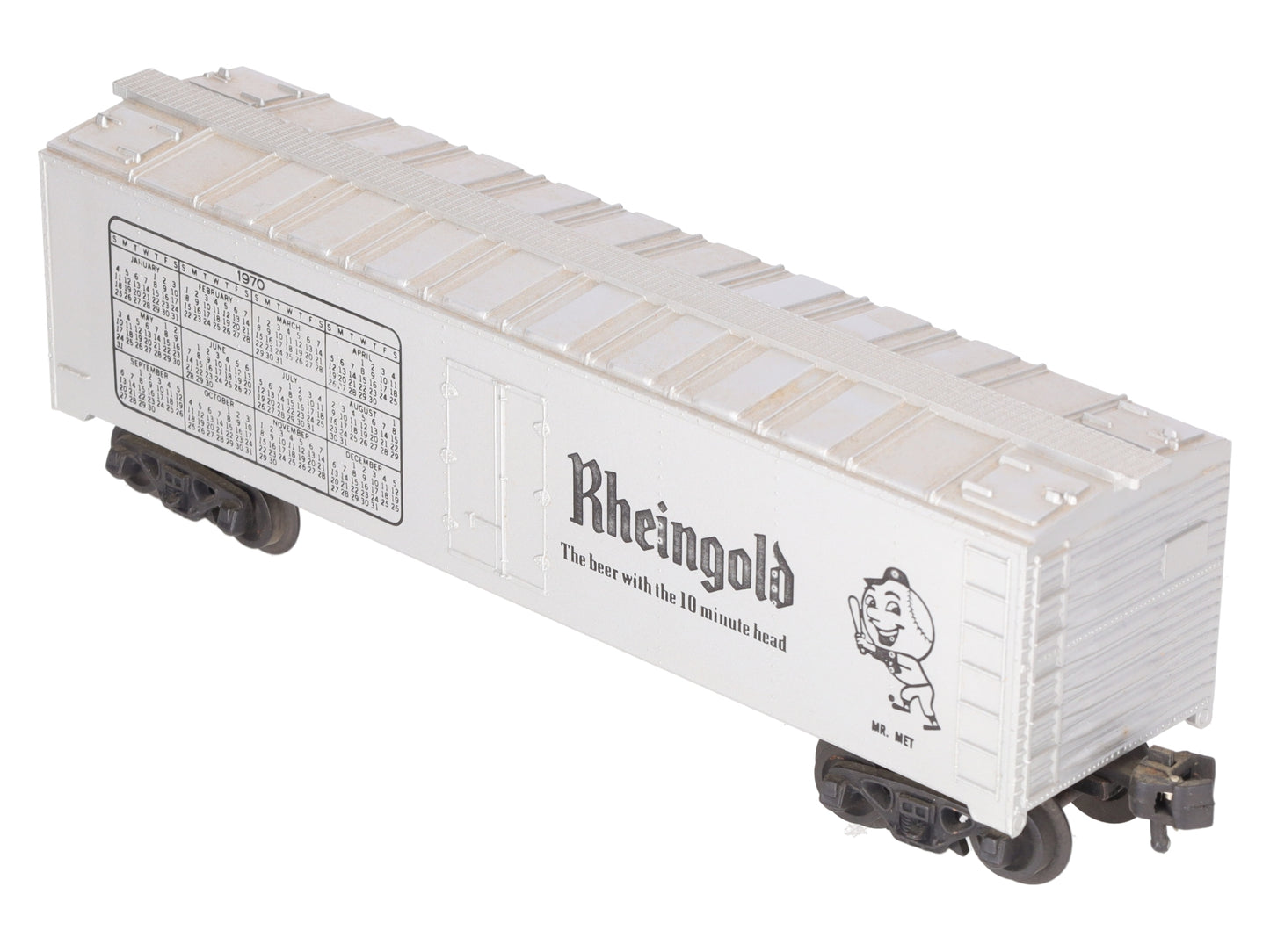 KMT O Gauge Rheingold 'Mr. Met' Calendar Boxcar EX/Box