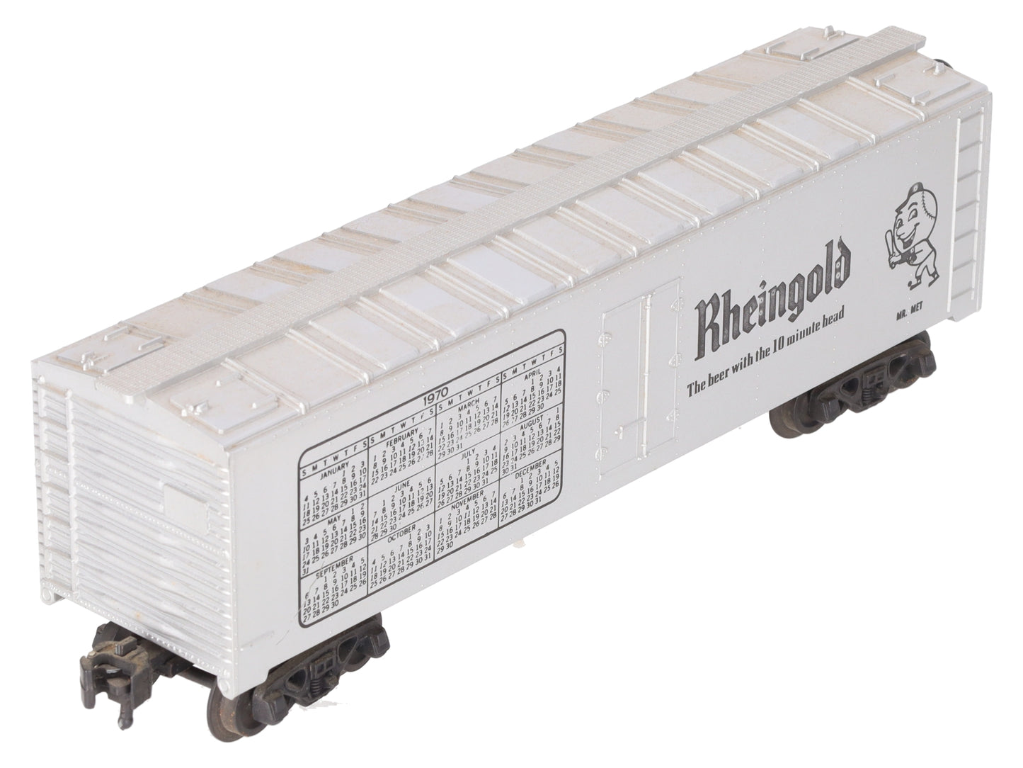 KMT O Gauge Rheingold 'Mr. Met' Calendar Boxcar EX/Box