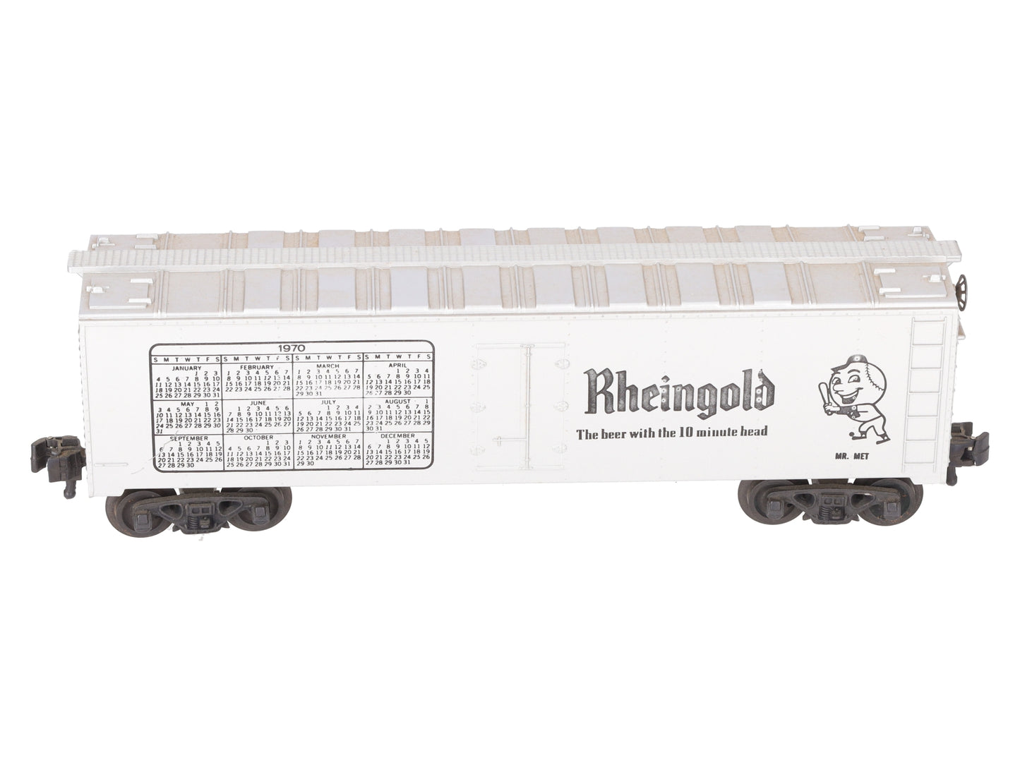 KMT O Gauge Rheingold 'Mr. Met' Calendar Boxcar EX/Box