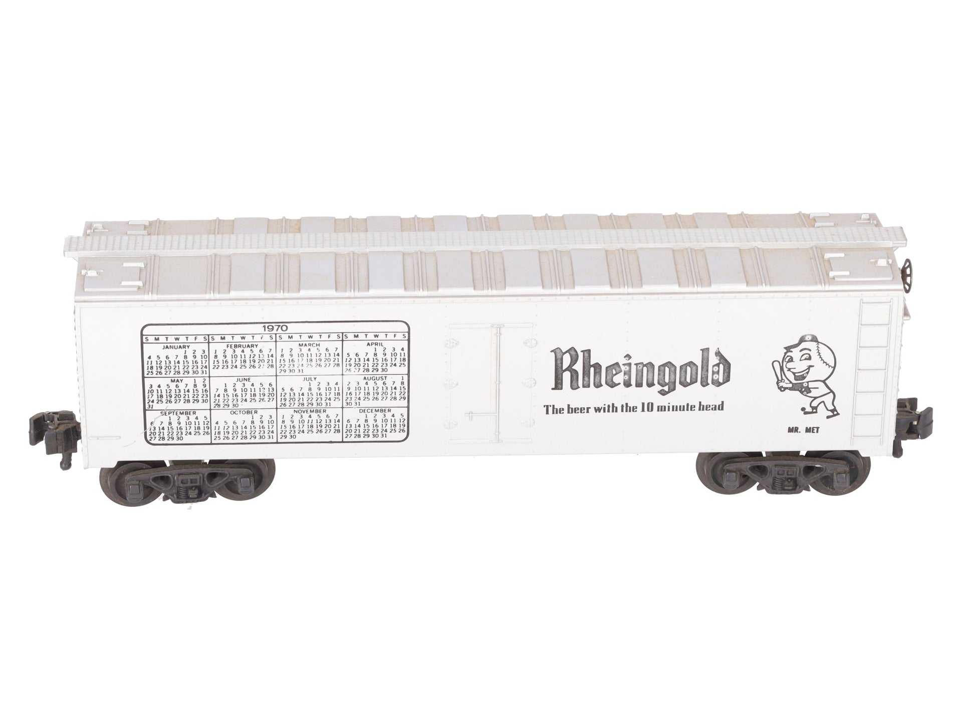KMT O Gauge Rheingold 'Mr. Met' Calendar Boxcar EX/Box