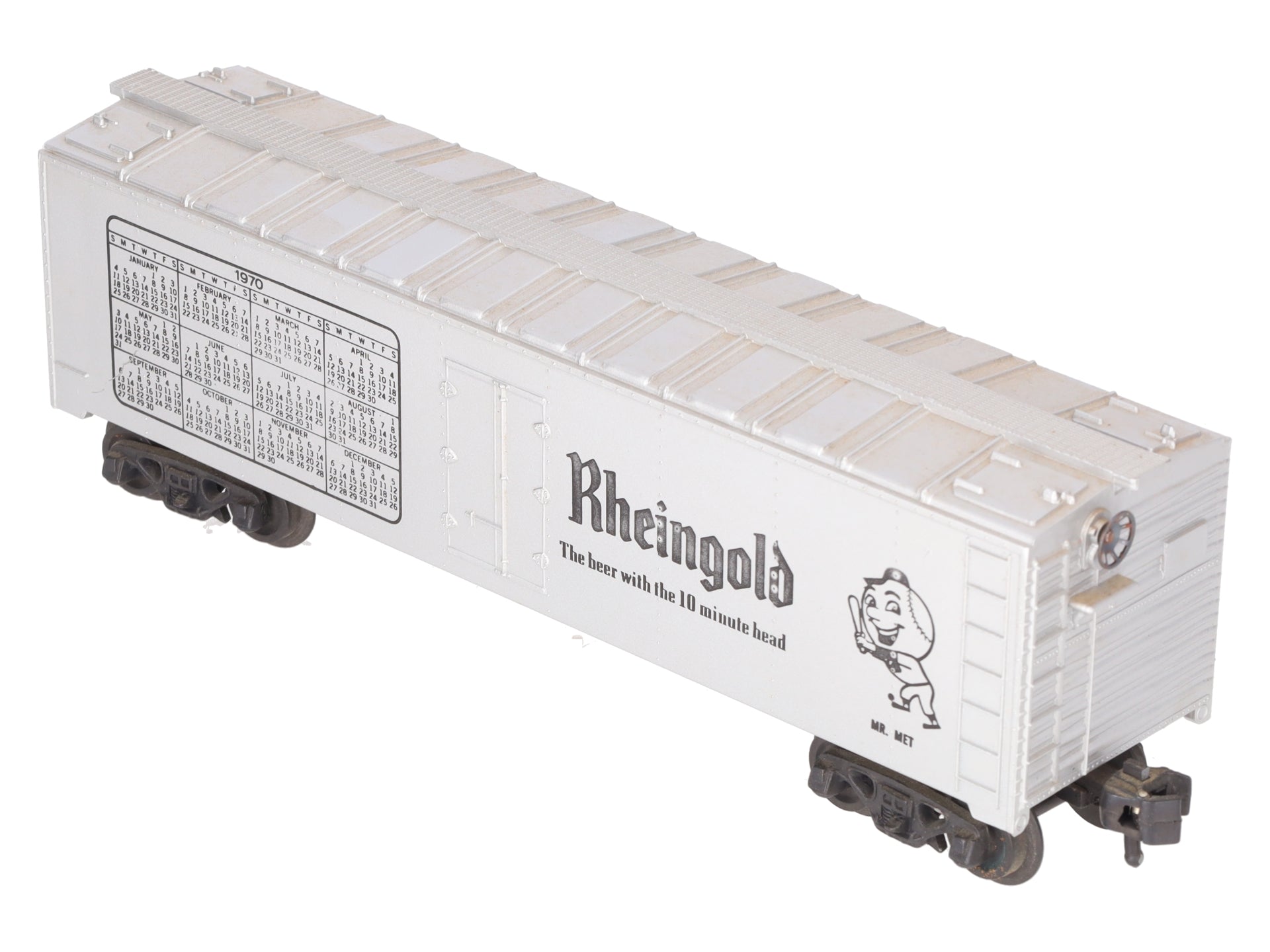 KMT O Gauge Rheingold 'Mr. Met' Calendar Boxcar EX/Box
