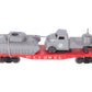 Lionel 6803 Vintage O Flatcar w/ USMC Tank & Sound Truck VG