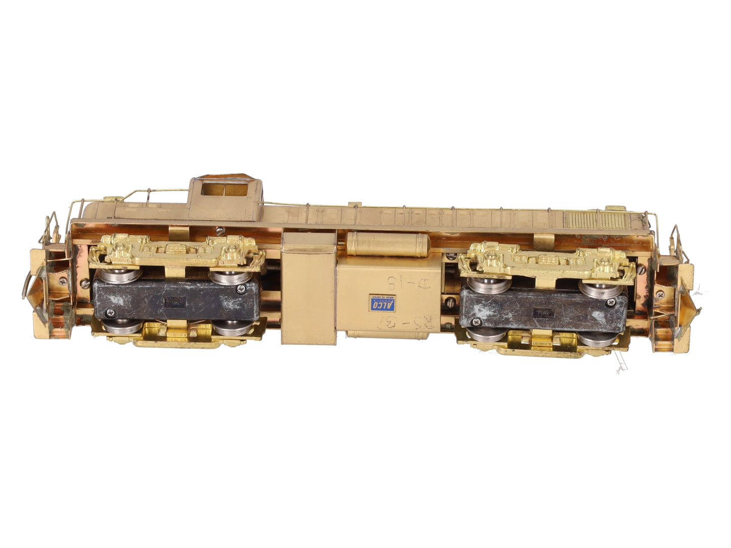 Alco Models D-123 HO BRASS RS-3 Diesel Locomotive - unpainted EX/Box