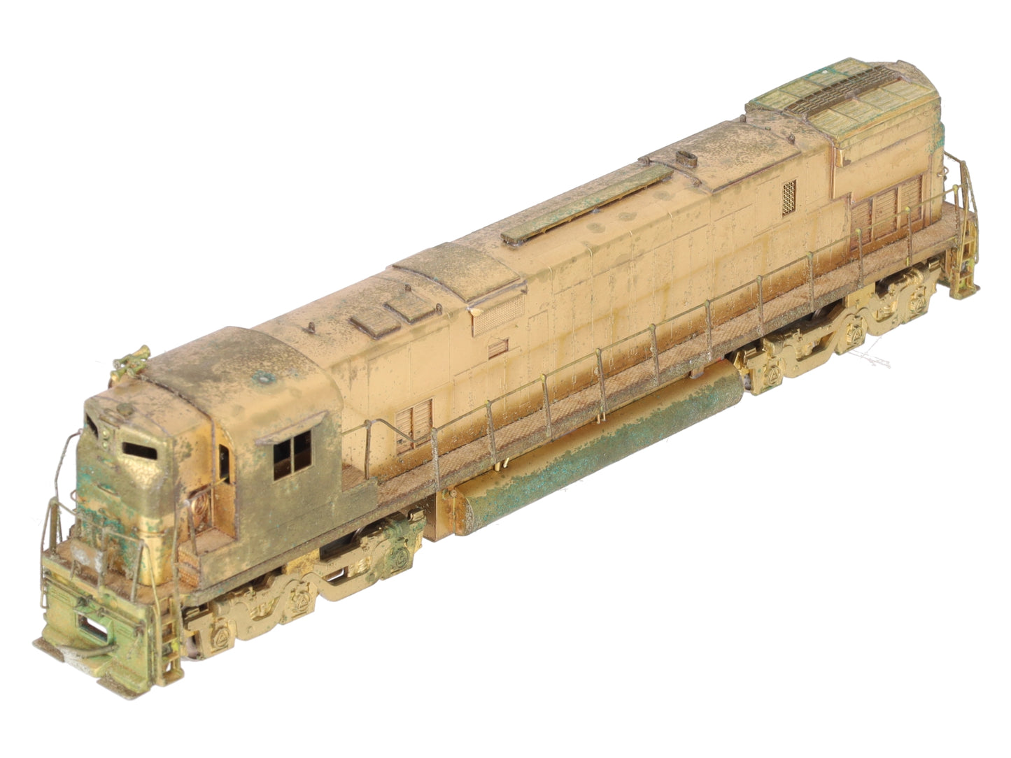 Alco Models D-139 HO BRASS C-628 High Hood Diesel Locomotive - Unpainted VG/Box