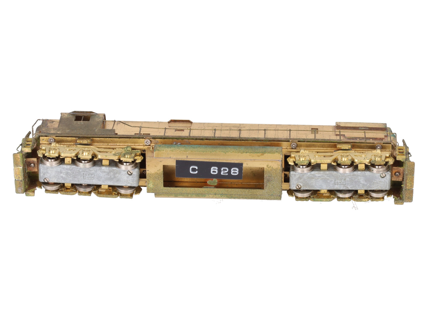 Alco Models D-138 HO Scale BRASS C-628 Low Hood Diesel Locomotive VG/Box
