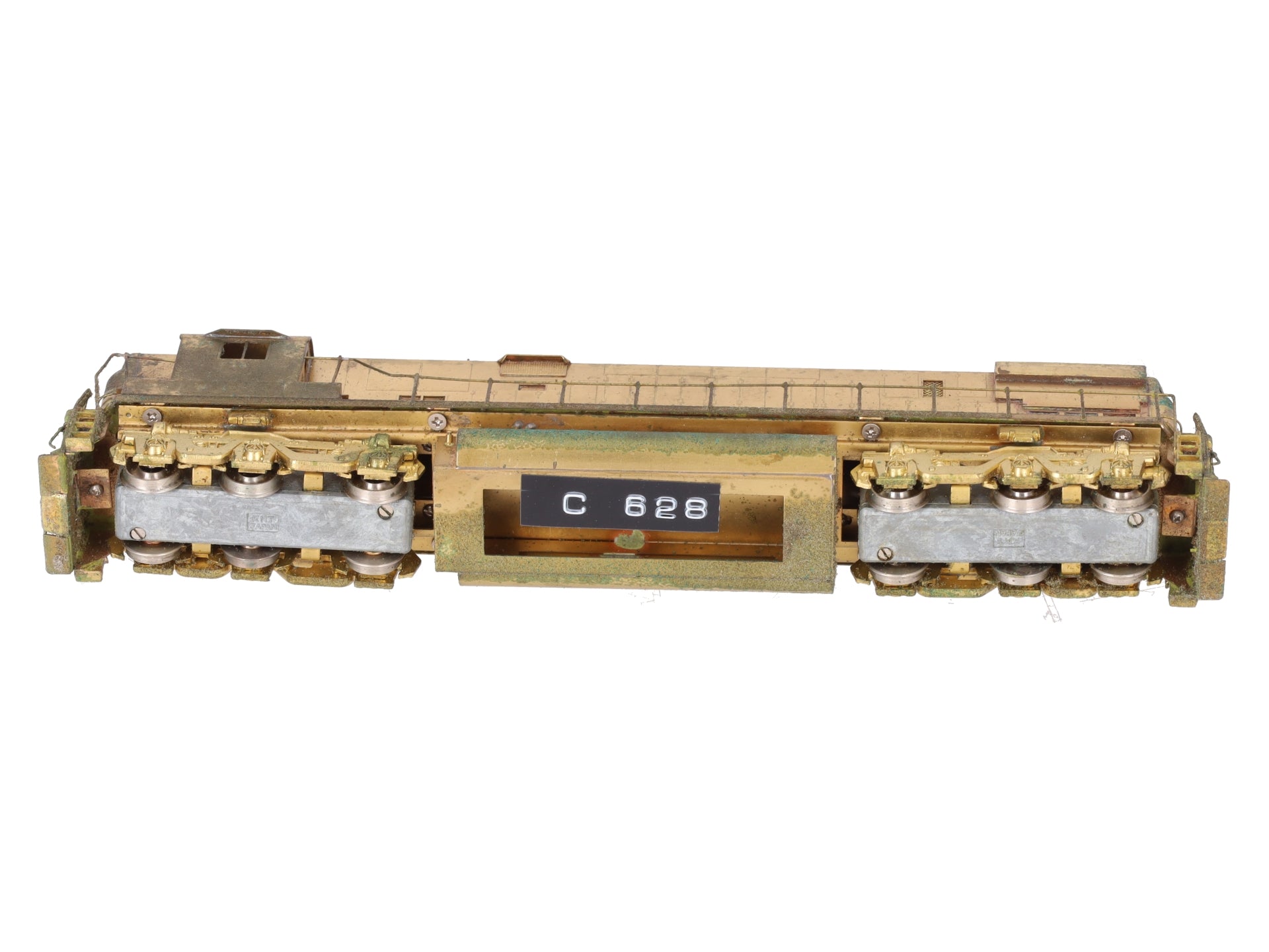 Alco Models D-138 HO Scale BRASS C-628 Low Hood Diesel Locomotive VG/Box