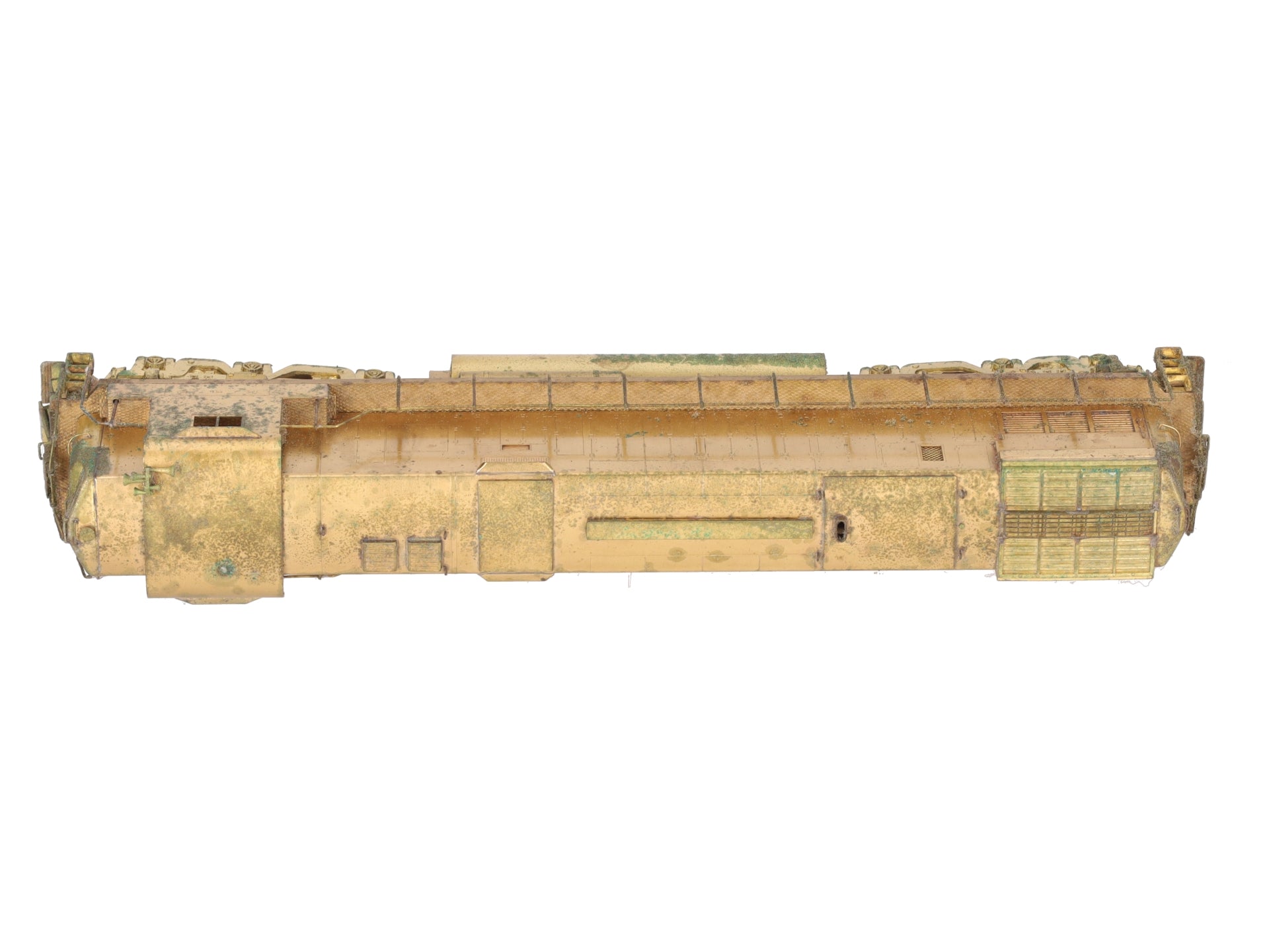 Alco Models D-139 HO BRASS C-628 High Hood Diesel Locomotive - Unpainted VG/Box