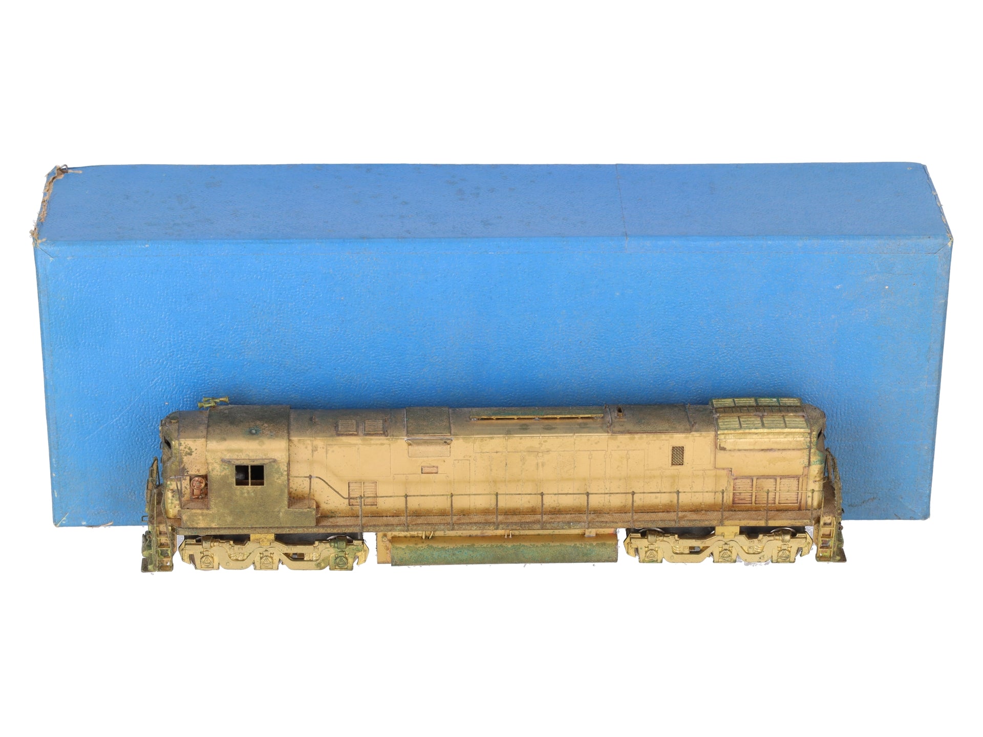 Alco Models D-139 HO BRASS C-628 High Hood Diesel Locomotive - Unpainted VG/Box