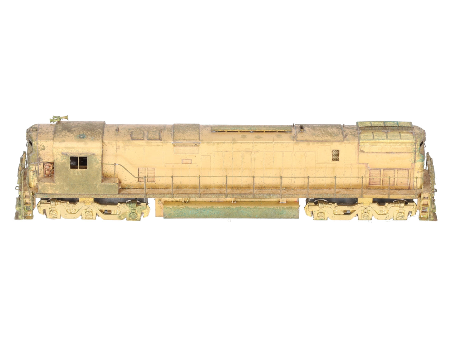 Alco Models D-139 HO BRASS C-628 High Hood Diesel Locomotive - Unpainted VG/Box