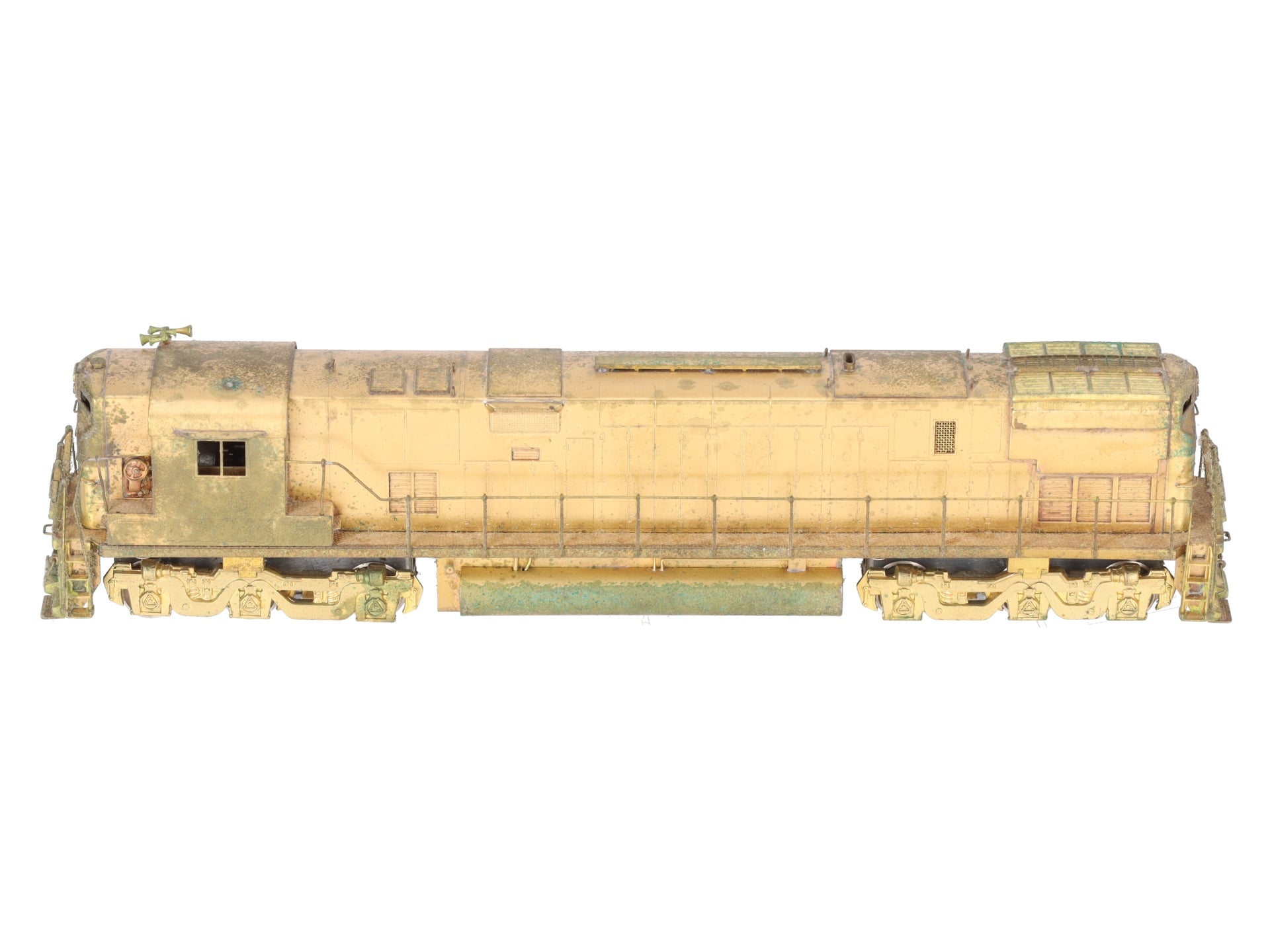Alco Models D-139 HO BRASS C-628 High Hood Diesel Locomotive - Unpainted VG/Box