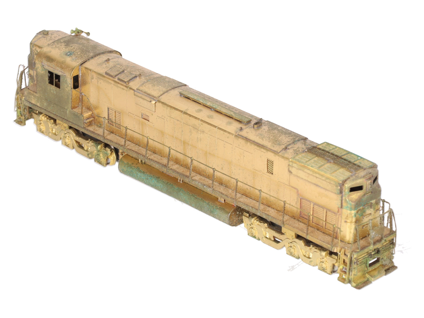 Alco Models D-139 HO BRASS C-628 High Hood Diesel Locomotive - Unpainted VG/Box
