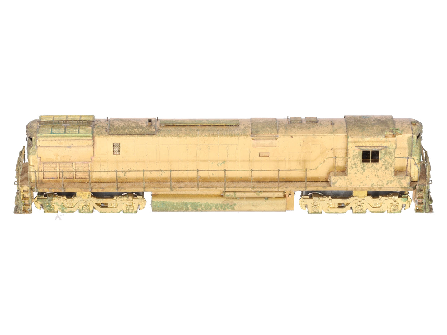 Alco Models D-139 HO BRASS C-628 High Hood Diesel Locomotive - Unpainted VG/Box