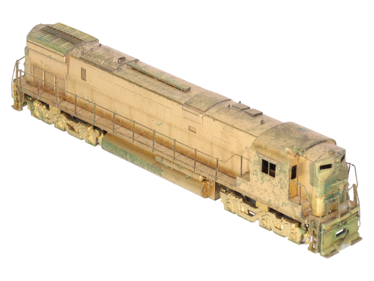 Alco Models D-139 HO BRASS C-628 High Hood Diesel Locomotive - Unpainted VG/Box