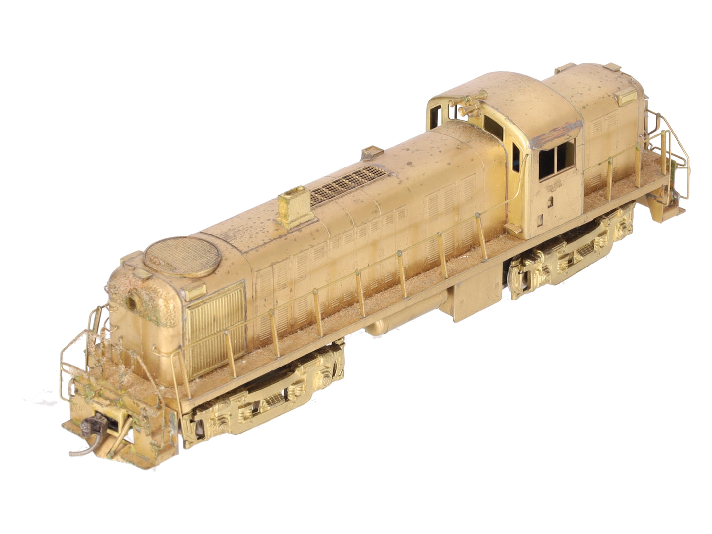 Alco Models D-132 HO Brass RS-2 Diesel Locomotive - Unpainted VG/Box