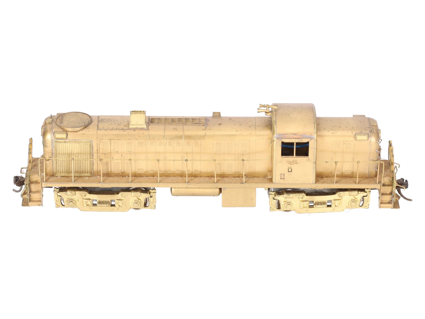 Alco Models D-132 HO Brass RS-2 Diesel Locomotive - Unpainted VG/Box
