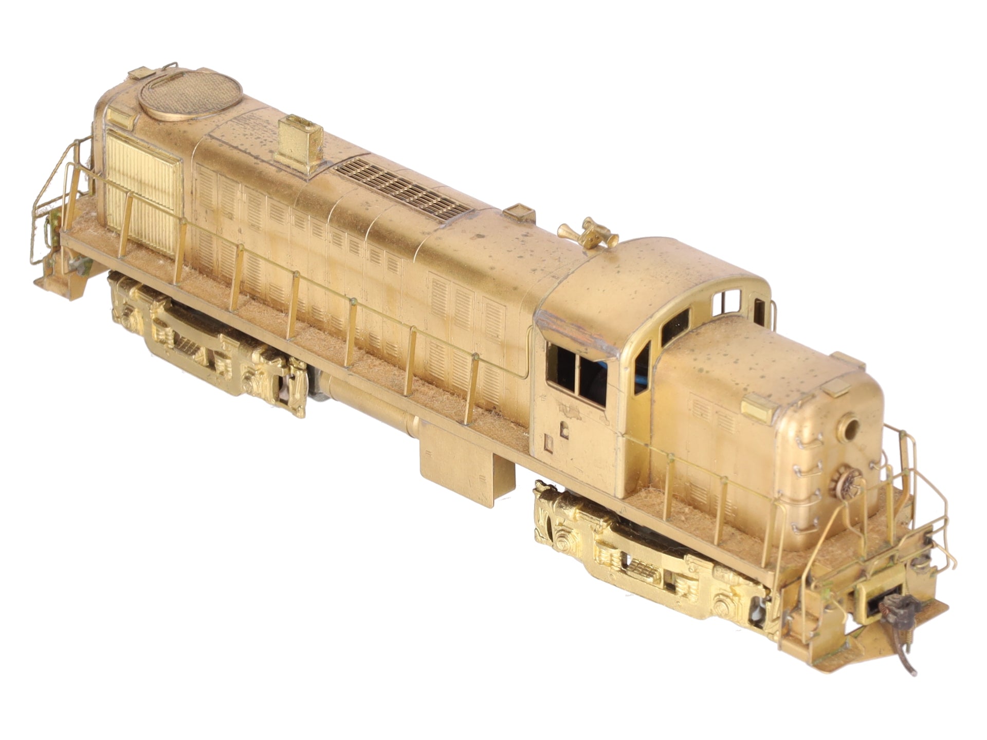 Alco Models D-132 HO Brass RS-2 Diesel Locomotive - Unpainted VG/Box
