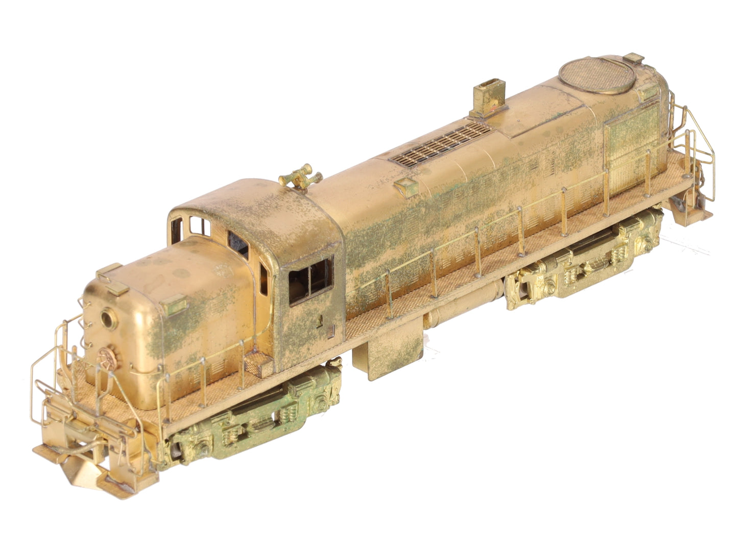 Alco Models D-123 HO BRASS RS-3 Diesel Locomotive - unpainted VG/Box