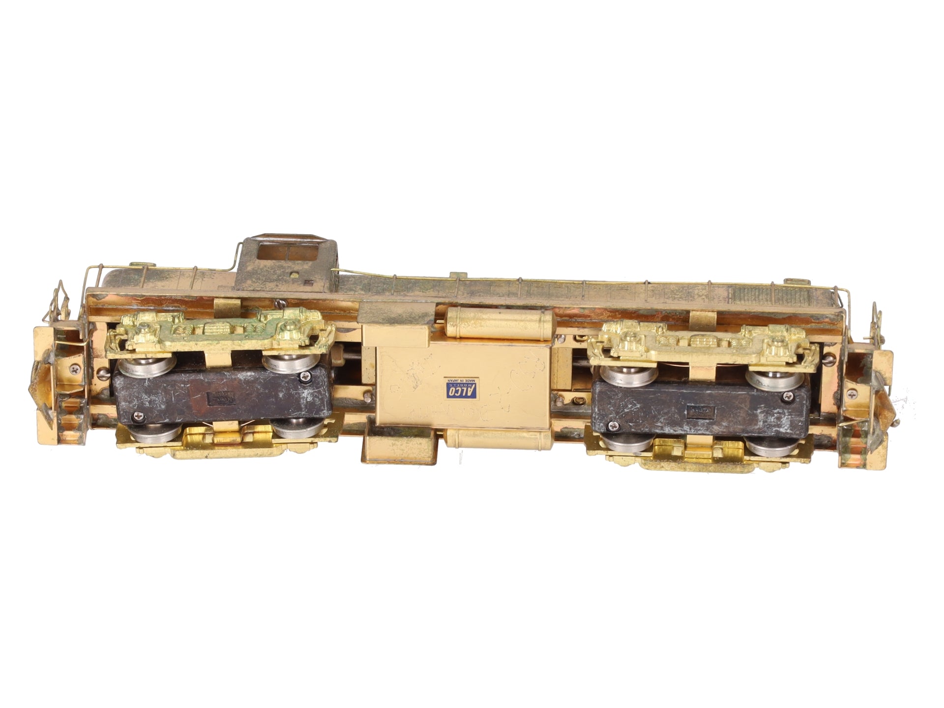 Alco Models D-123 HO BRASS RS-3 Diesel Locomotive - unpainted VG/Box