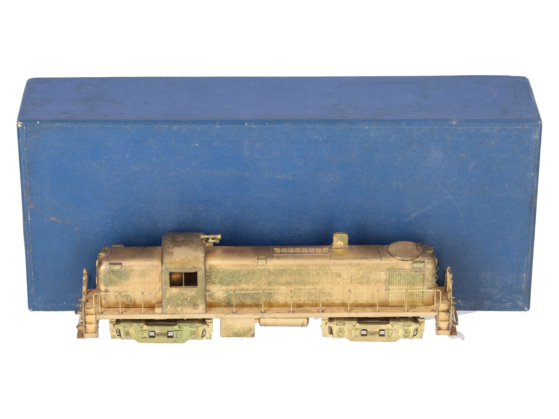 Alco Models D-123 HO BRASS RS-3 Diesel Locomotive - unpainted VG/Box