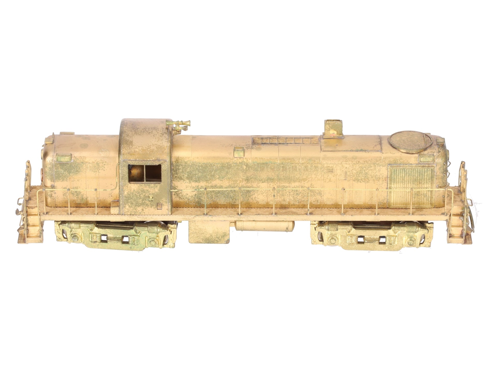 Alco Models D-123 HO BRASS RS-3 Diesel Locomotive - unpainted VG/Box