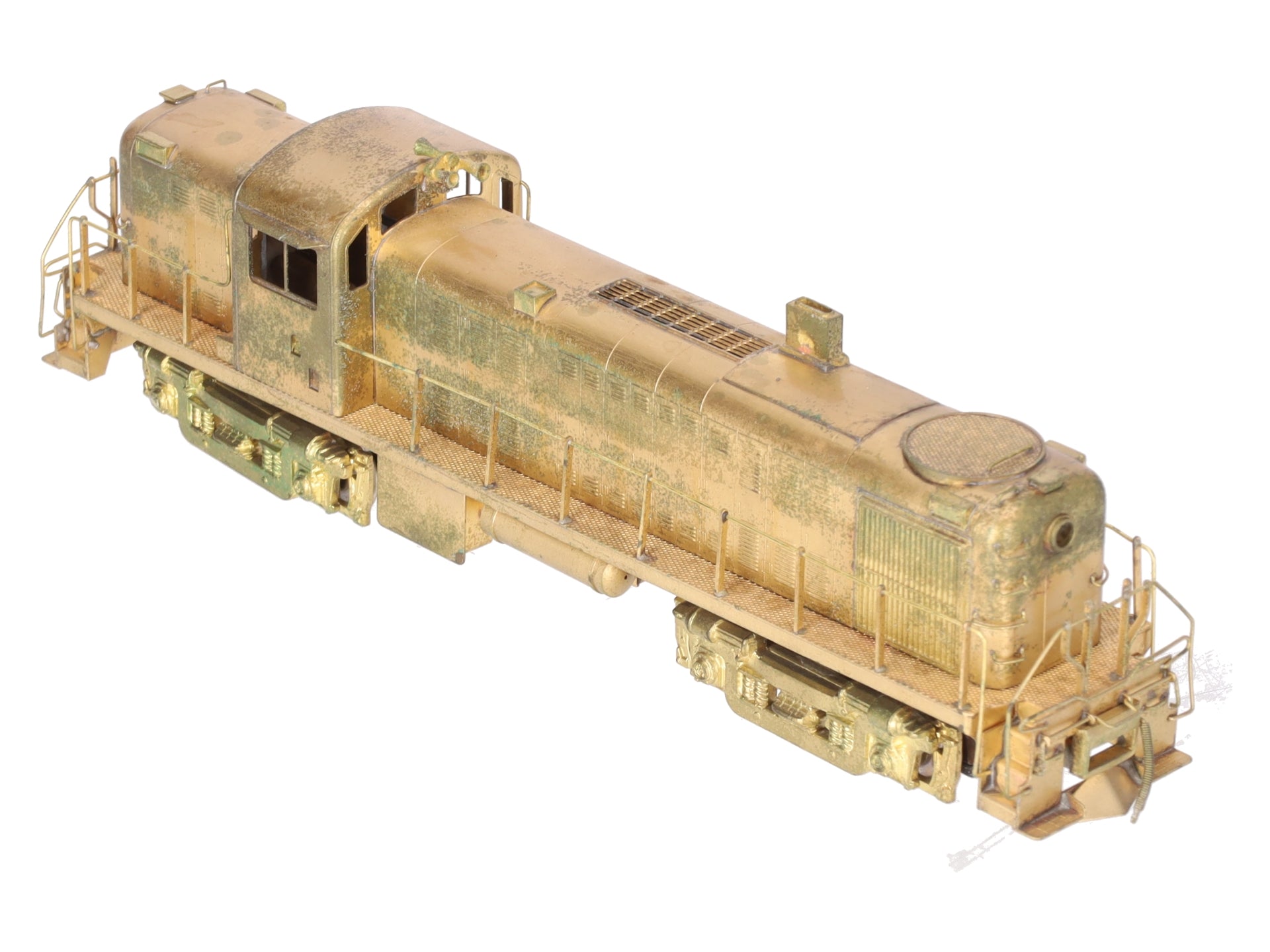 Alco Models D-123 HO BRASS RS-3 Diesel Locomotive - unpainted VG/Box