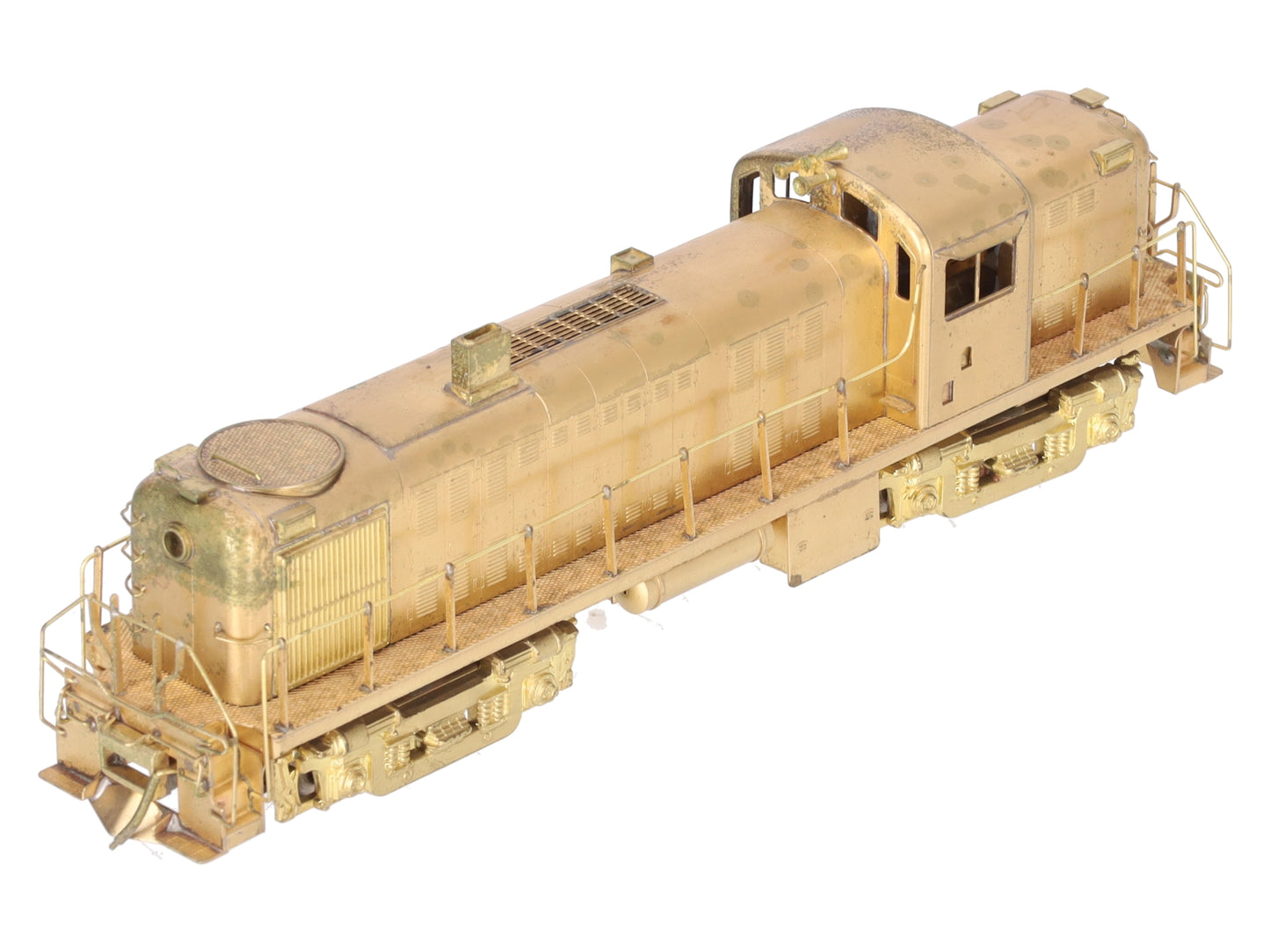 Alco Models D-123 HO BRASS RS-3 Diesel Locomotive - unpainted VG/Box