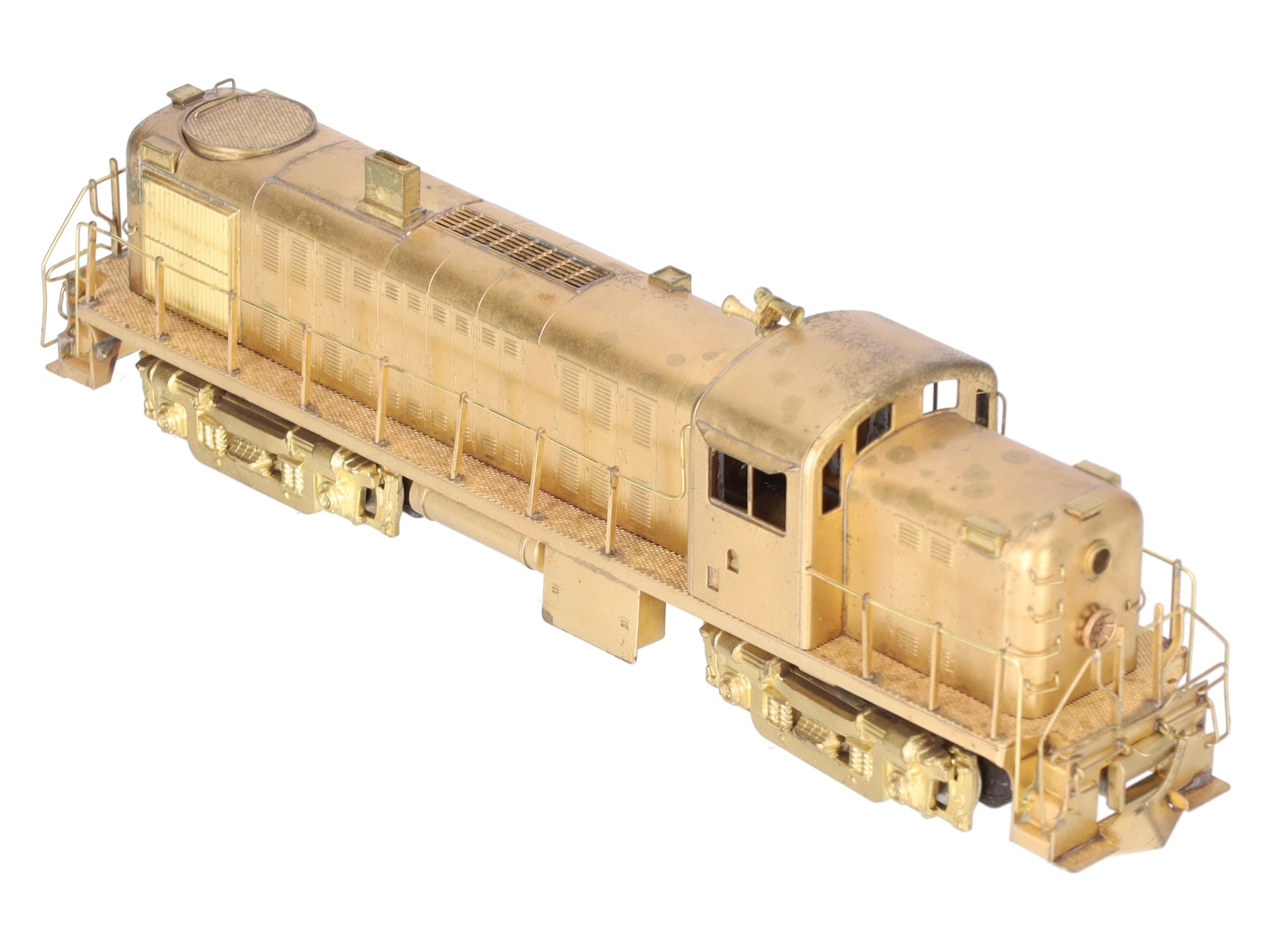 Alco Models D-123 HO BRASS RS-3 Diesel Locomotive - unpainted VG/Box