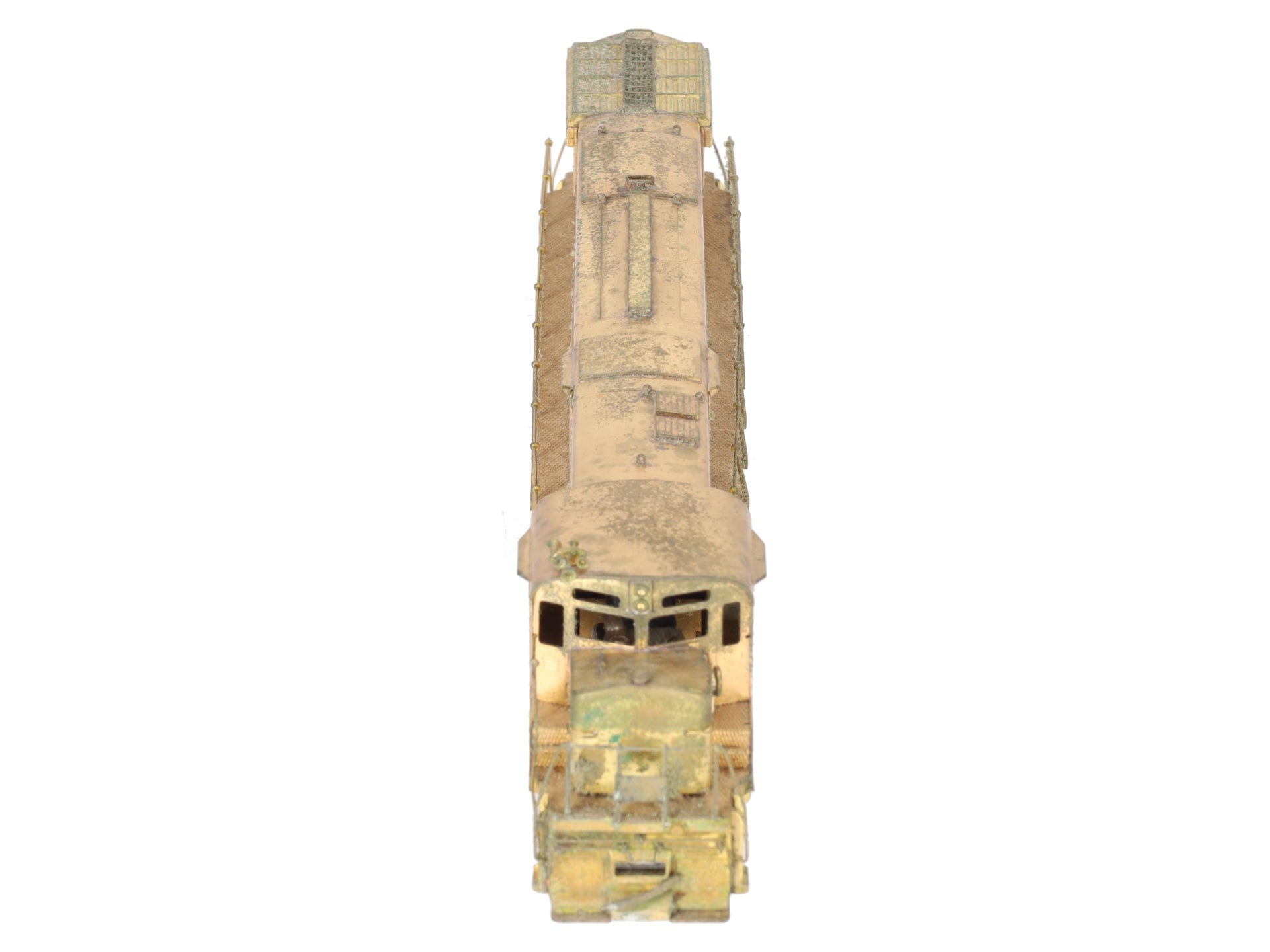 Alco Models D-139 HO BRASS C-628 High Hood Diesel Locomotive - Unpainted VG/Box
