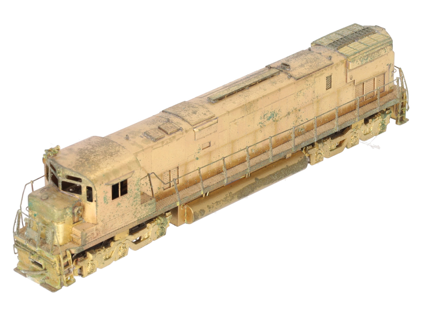 Alco Models D-139 HO BRASS C-628 High Hood Diesel Locomotive - Unpainted VG/Box