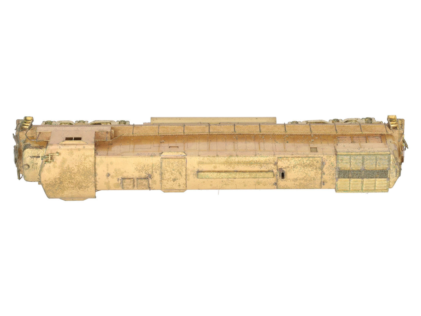 Alco Models D-139 HO BRASS C-628 High Hood Diesel Locomotive - Unpainted VG/Box