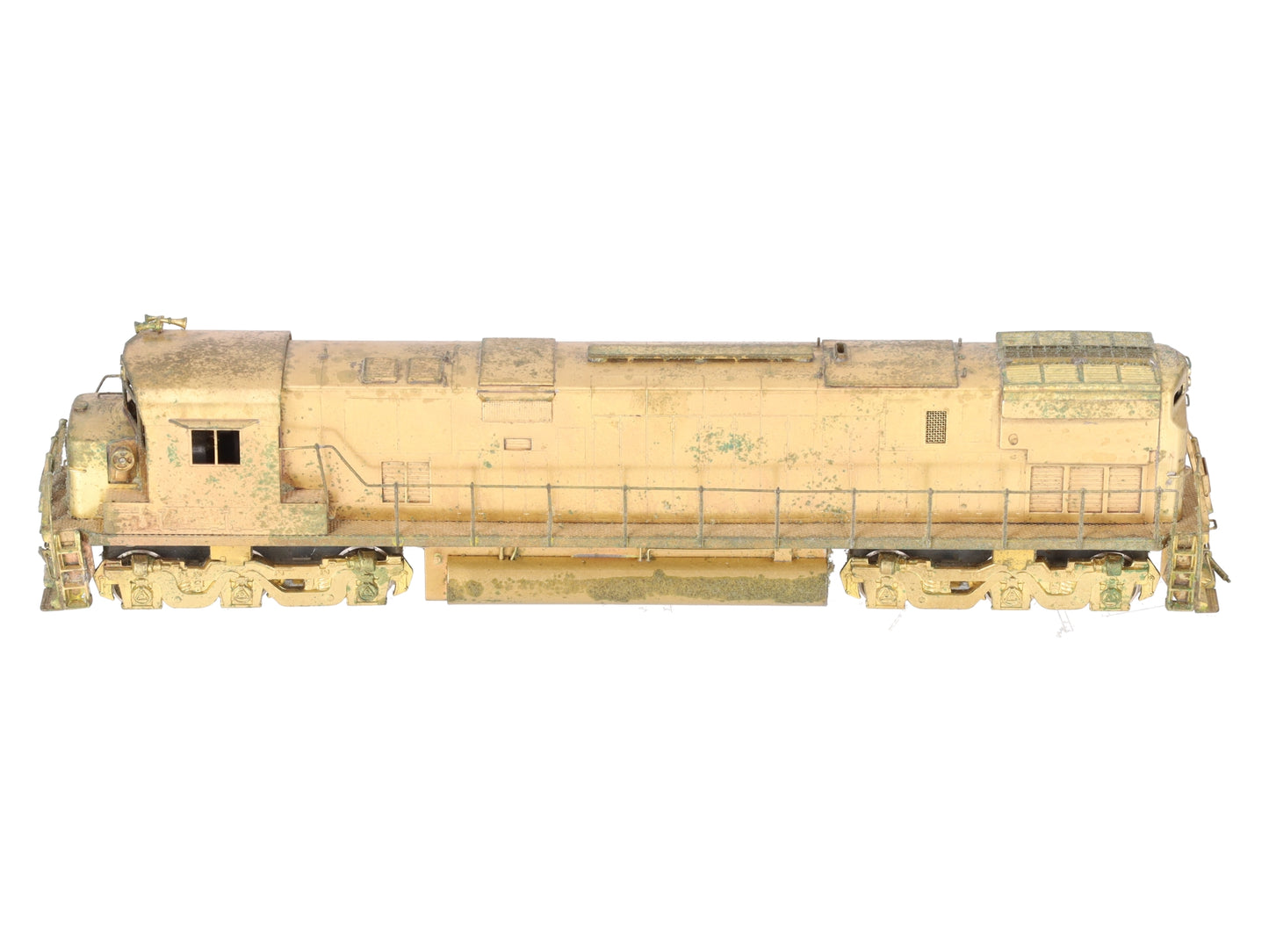 Alco Models D-139 HO BRASS C-628 High Hood Diesel Locomotive - Unpainted VG/Box