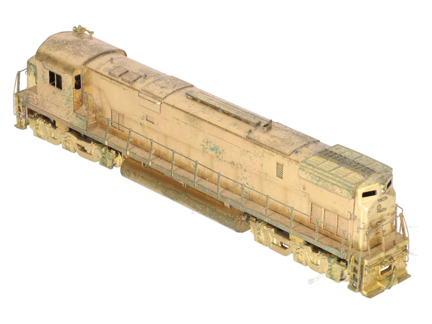 Alco Models D-139 HO BRASS C-628 High Hood Diesel Locomotive - Unpainted VG/Box