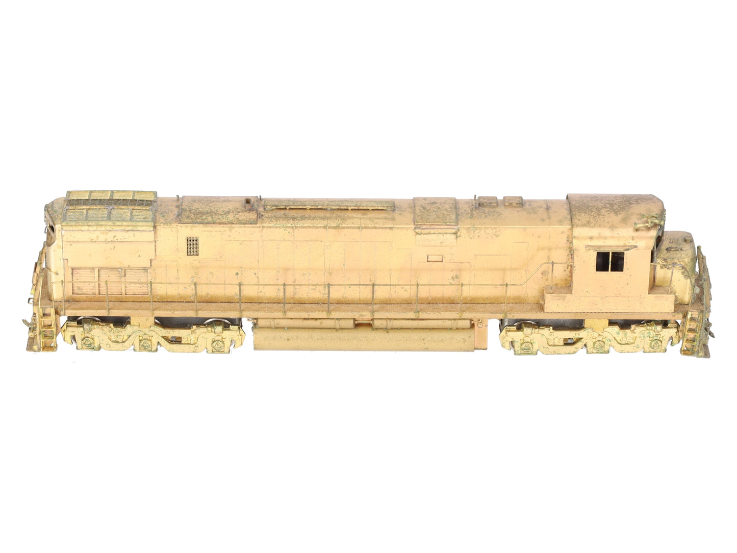 Alco Models D-139 HO BRASS C-628 High Hood Diesel Locomotive - Unpainted VG/Box