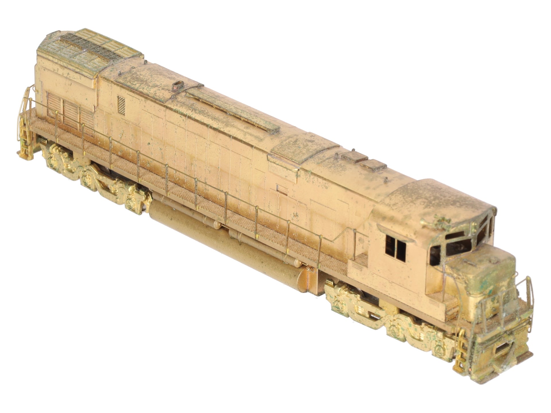 Alco Models D-139 HO BRASS C-628 High Hood Diesel Locomotive - Unpainted VG/Box