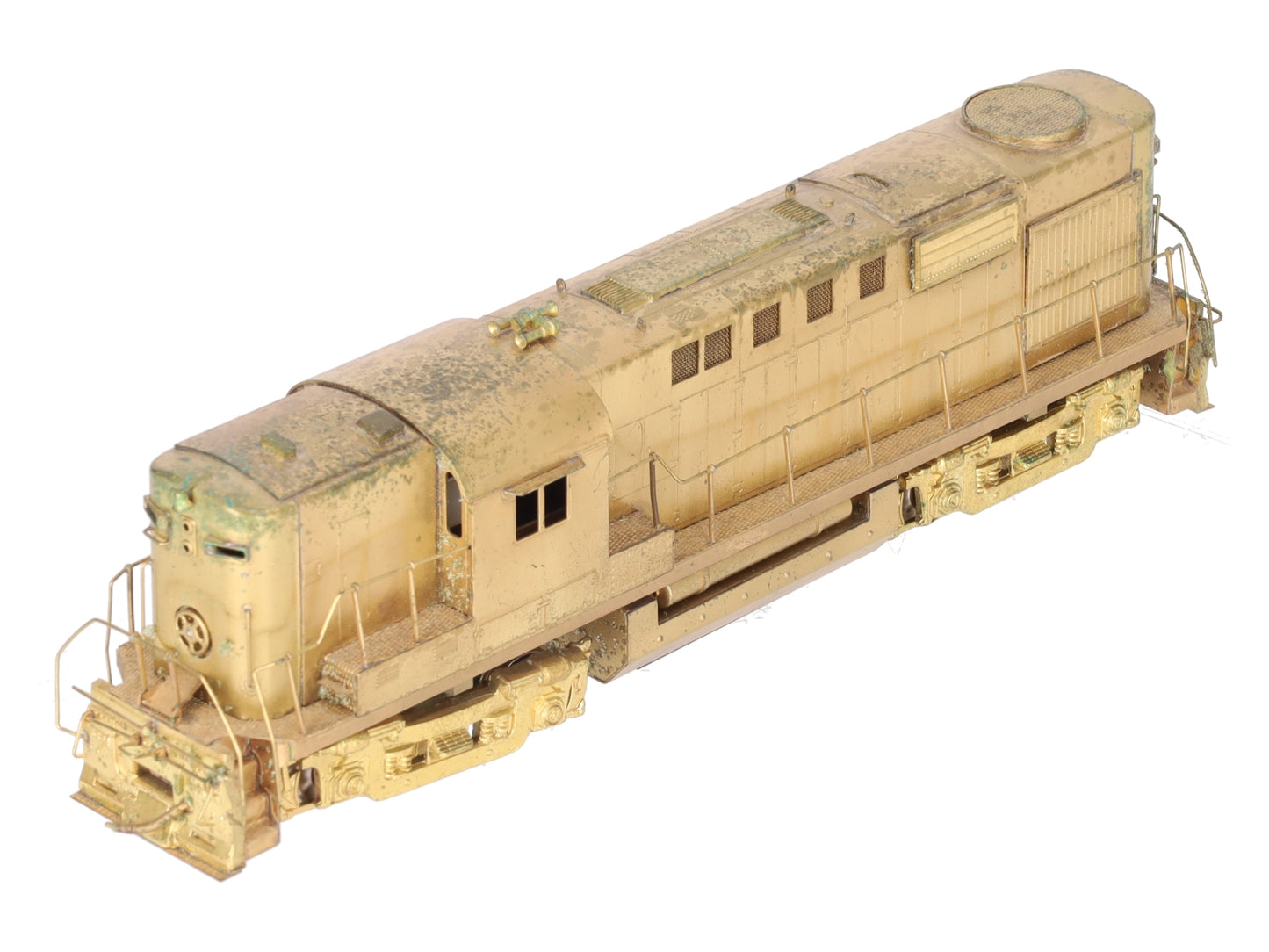 Alco Models D-127 HO Brass M.L.W. RS-18 Diesel Locomotive - unpainted VG/Box
