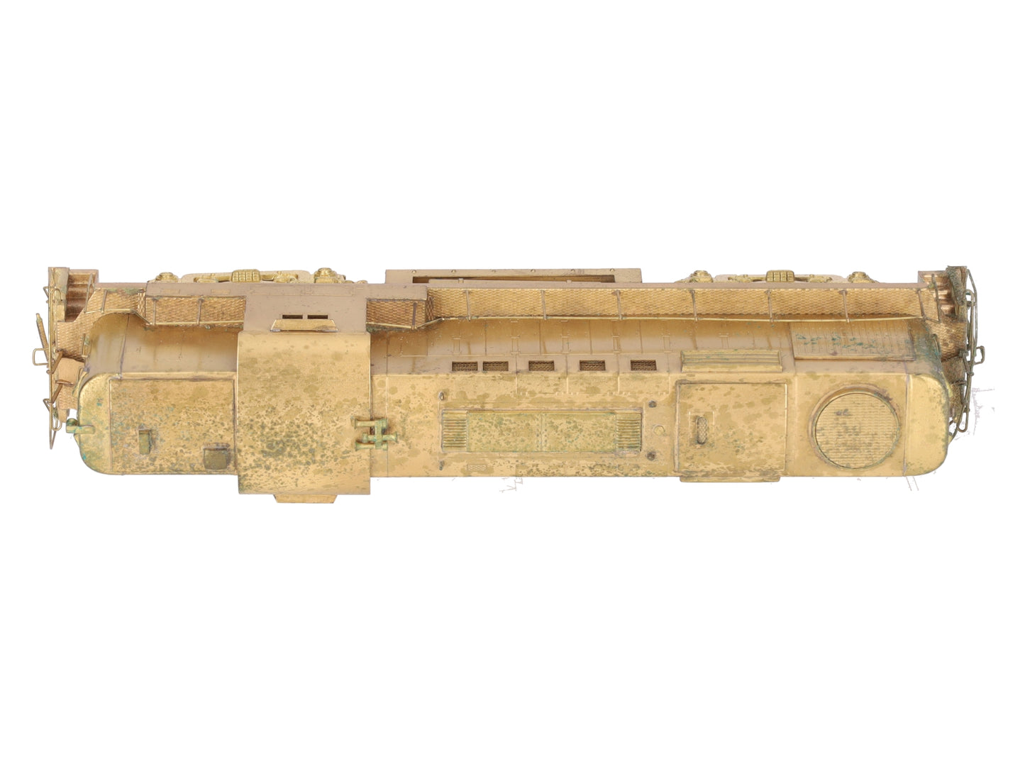 Alco Models D-127 HO Brass M.L.W. RS-18 Diesel Locomotive - unpainted VG/Box